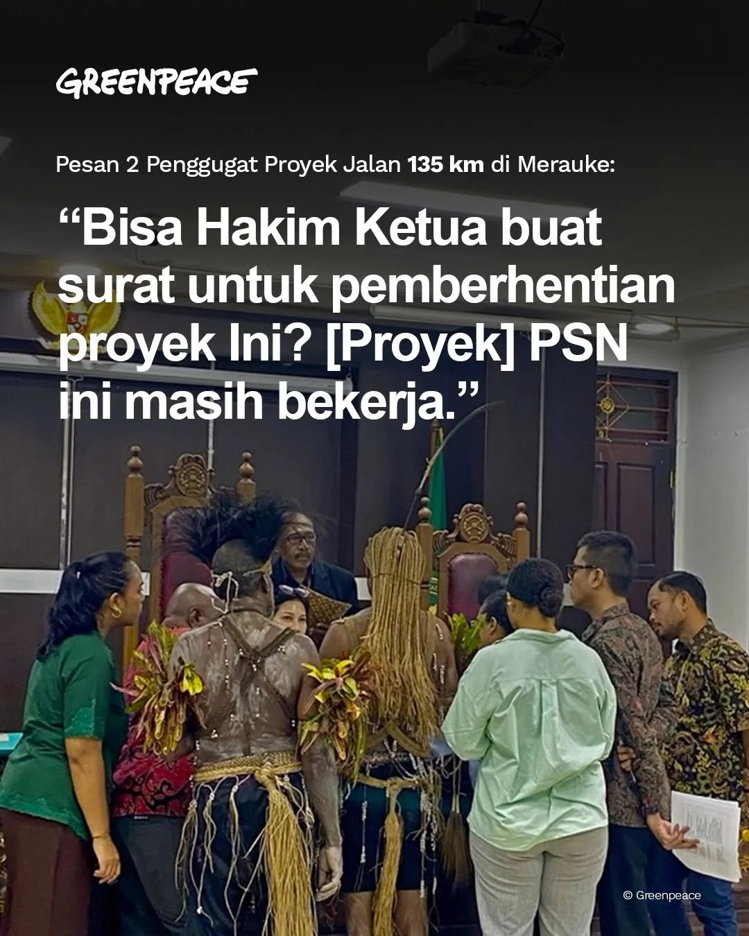 Fakta Dibalik Topeng Gugatan Trans Papua Wanam-Muting Merauke