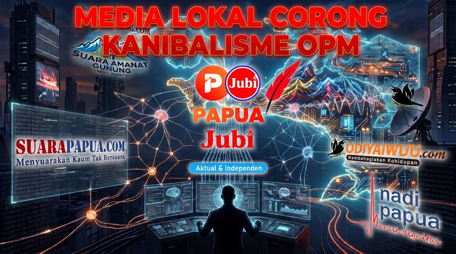 ILUSI INDEPENDENSI MEDIA LOKAL PAPUA: Propaganda "Suara Rakyat" Adalah Kedok Proksi Asing dan Corong “Comberan” KANIBAL TPNPB
